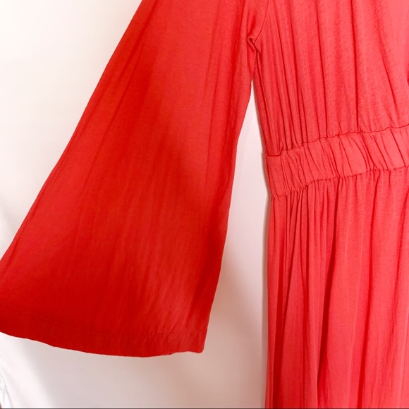 NWT Free People Beach Bell Sleeve Maxi Dress - Picture 6 of 6